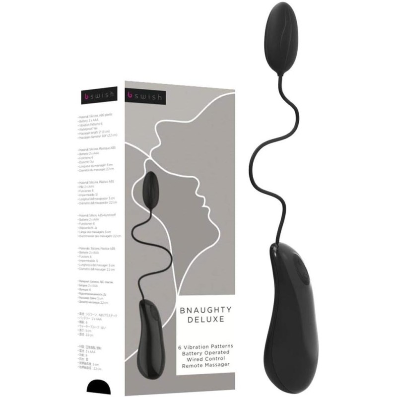 B Swish BNaughty Deluxe Unleashed Bullet - Black