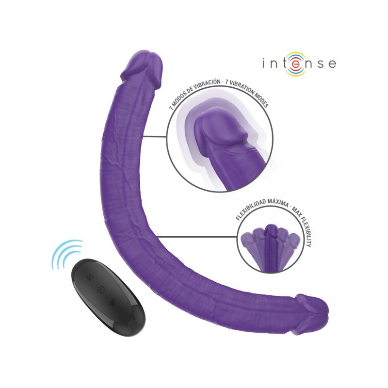 Gunter dildo doppio vibrante con telecomando