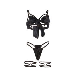 La Boutique del Piacere|Completo reggiseno con fiocco nero regolabile27,99 €Home