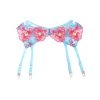 La Boutique del Piacere|SET REGGISENO E GIARRETTIERA RICAMATI A FIORI ROSA44,00 €Completini intimi sexy