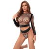 La Boutique del Piacere|Completo a rete a maniche lunghe, 2 pezzi, nero, taglia unica18,00 €Home