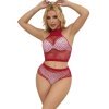 La Boutique del Piacere|Set a rete con stras rosso taglia unica24,00 €Completini intimi sexy