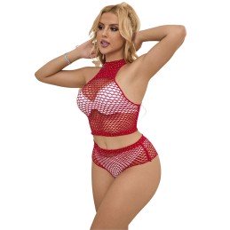 La Boutique del Piacere|Set a rete con stras rosso taglia unica24,00 €Completini intimi sexy