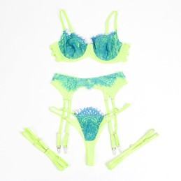La Boutique del Piacere|Compelto reggiseno con pizzo e linee di giarettera47,00 €Intimo sexy femminile