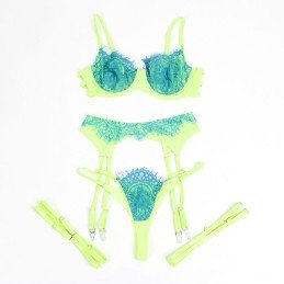 La Boutique del Piacere|Compelto reggiseno con pizzo e linee di giarettera47,00 €Intimo sexy femminile