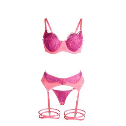 La Boutique del Piacere|Compelto reggiseno con pizzo e linee di giarettera47,00 €Intimo sexy femminile