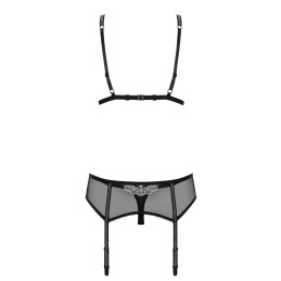 La Boutique del Piacere|Completo intimo nero con reggicalze e ricami bianchi29,51 €Completini intimi sexy