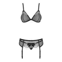 La Boutique del Piacere|Completo intimo nero con reggicalze e ricami bianchi29,51 €Completini intimi sexy
