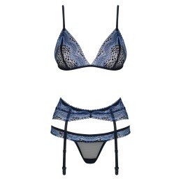 La Boutique del Piacere|Completo intimo con ricami azzurri e reggicalze29,51 €Completini intimi sexy