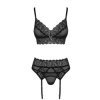 La Boutique del Piacere|Completino intimo in pizzo nero con reggicalze31,15 €Completini intimi sexy