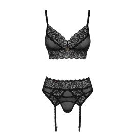 La Boutique del Piacere|Completino intimo in pizzo nero con reggicalze31,15 €Completini intimi sexy