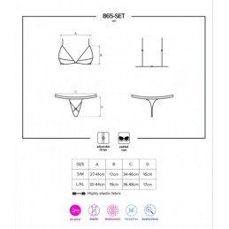 La Boutique del Piacere|Completo intimo nero con coppe aperte27,05 €Completini intimi sexy