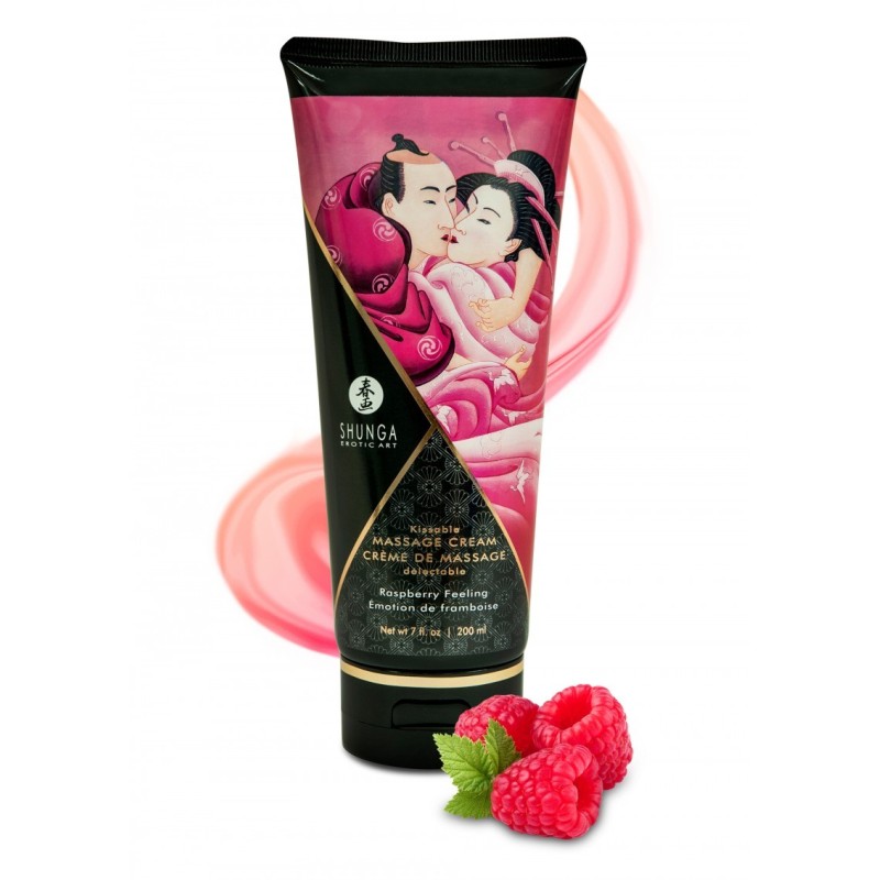 Creme per massaggi 200ml lampone