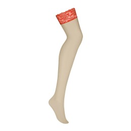 La Boutique del Piacere|Calze in pizzo rosso 838-STO-315,57 €Calze rosse