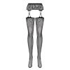 La Boutique del Piacere|Calze sexy nere con giarrettiera 2 in 1 S20613,11 €Ouvert