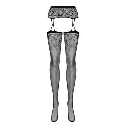 La Boutique del Piacere|Calze sexy nere con giarrettiera 2 in 1 S20613,11 €Ouvert
