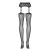 La Boutique del Piacere|Calze sexy nere con giarrettiera 2 in 1 S20613,11 €Ouvert