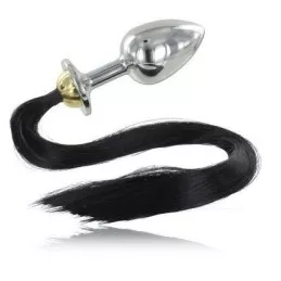 La Boutique del Piacere|Butt plug nero con coda di cavallo32,79 €Tail plug anale con coda