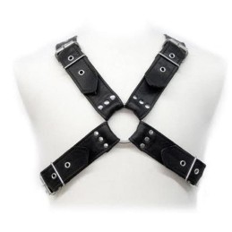Harness in pelle con fibbie...
