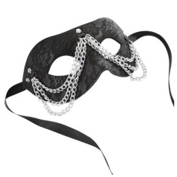 Maschera di pizzo con catena