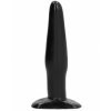 All black plug anale da 12cm